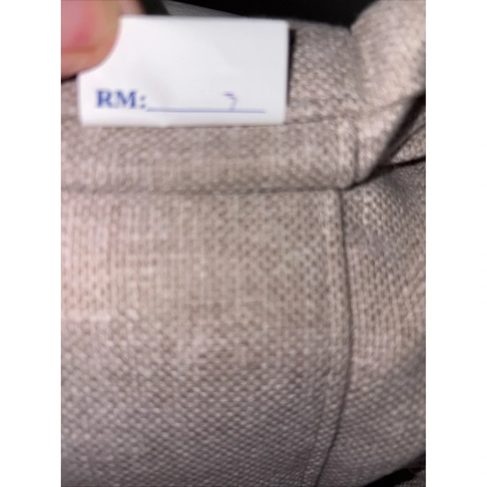 HEAVY  CUSTOM‎ MADE DRAPES PINCH PLEAT CURTAIN cotton linen blend? one drape GUC